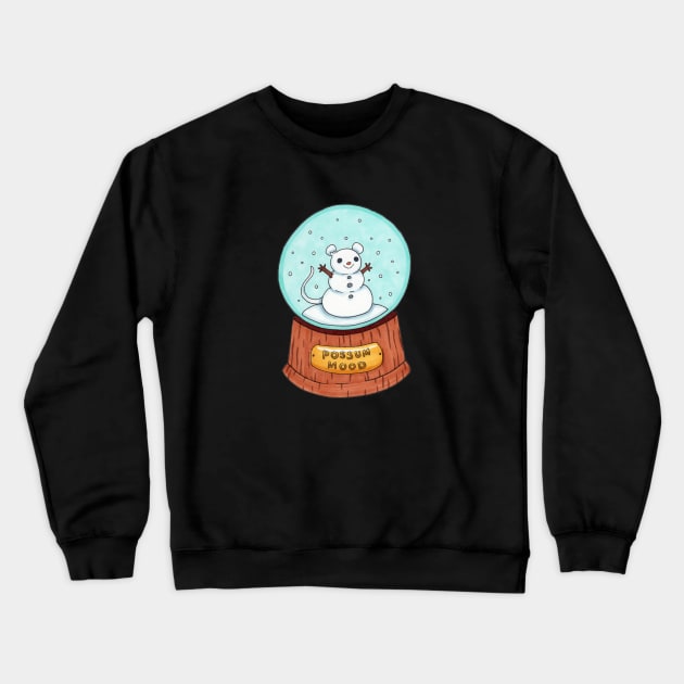 Snowglobe Crewneck Sweatshirt by Possum Mood